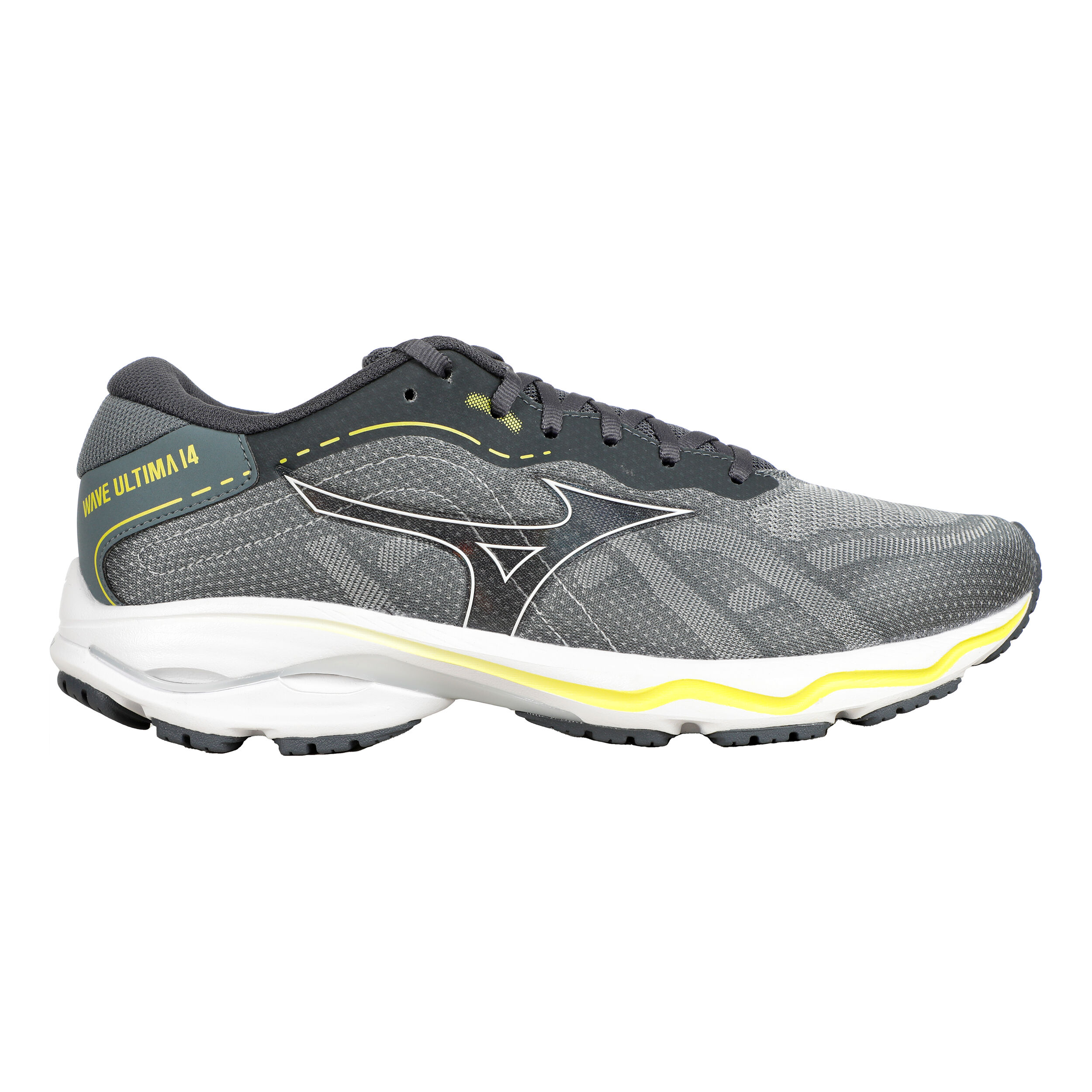 Mizuno Wave Ultima 14 Chaussure De Running Sans Stabilisateurs Hommes - Gris , Jaune