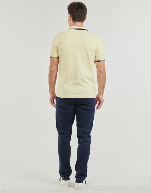 Fred Perry - TWIN TIPPED FRED PERRY SHIRT - Jaune / Marine