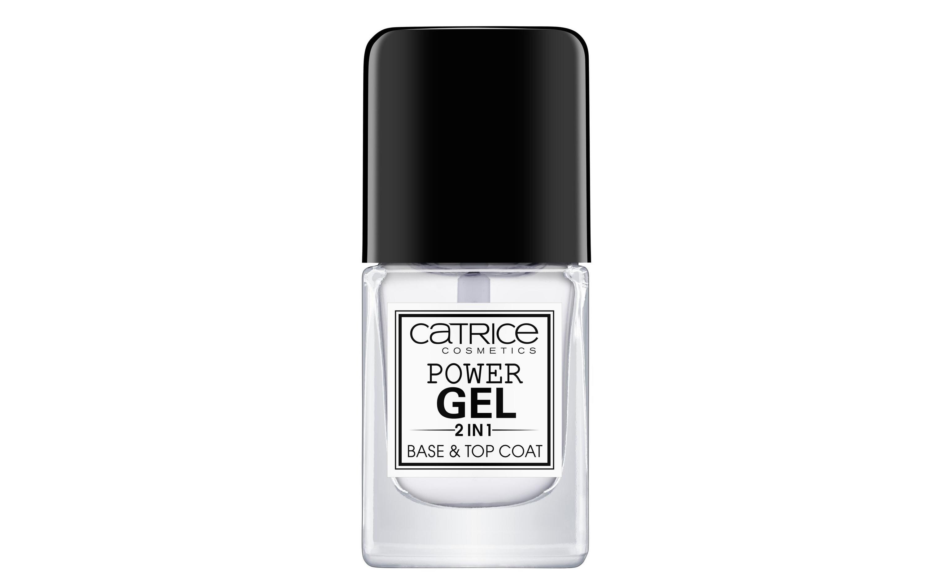 Basecoat 2in1 Power Gel TransparentSchützender Basecoat und Topcoat für langanhaltend schöne Nägel