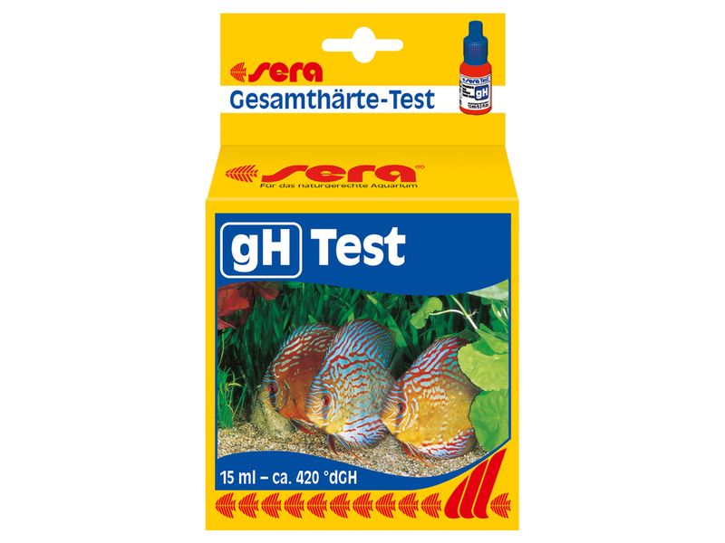 sera Wassertest Gesamthärte (gH), 15 ml Zur einfachen Bestimmung der Gesamthärte
