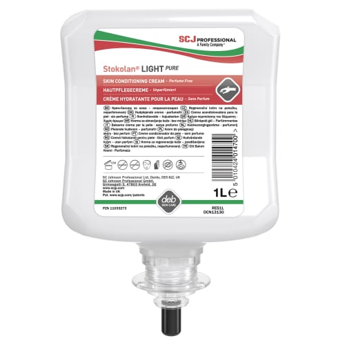 Crème revitalisante pour la peau SC Johnson Profesionnal Stokolan LIGHT recharge de 1L