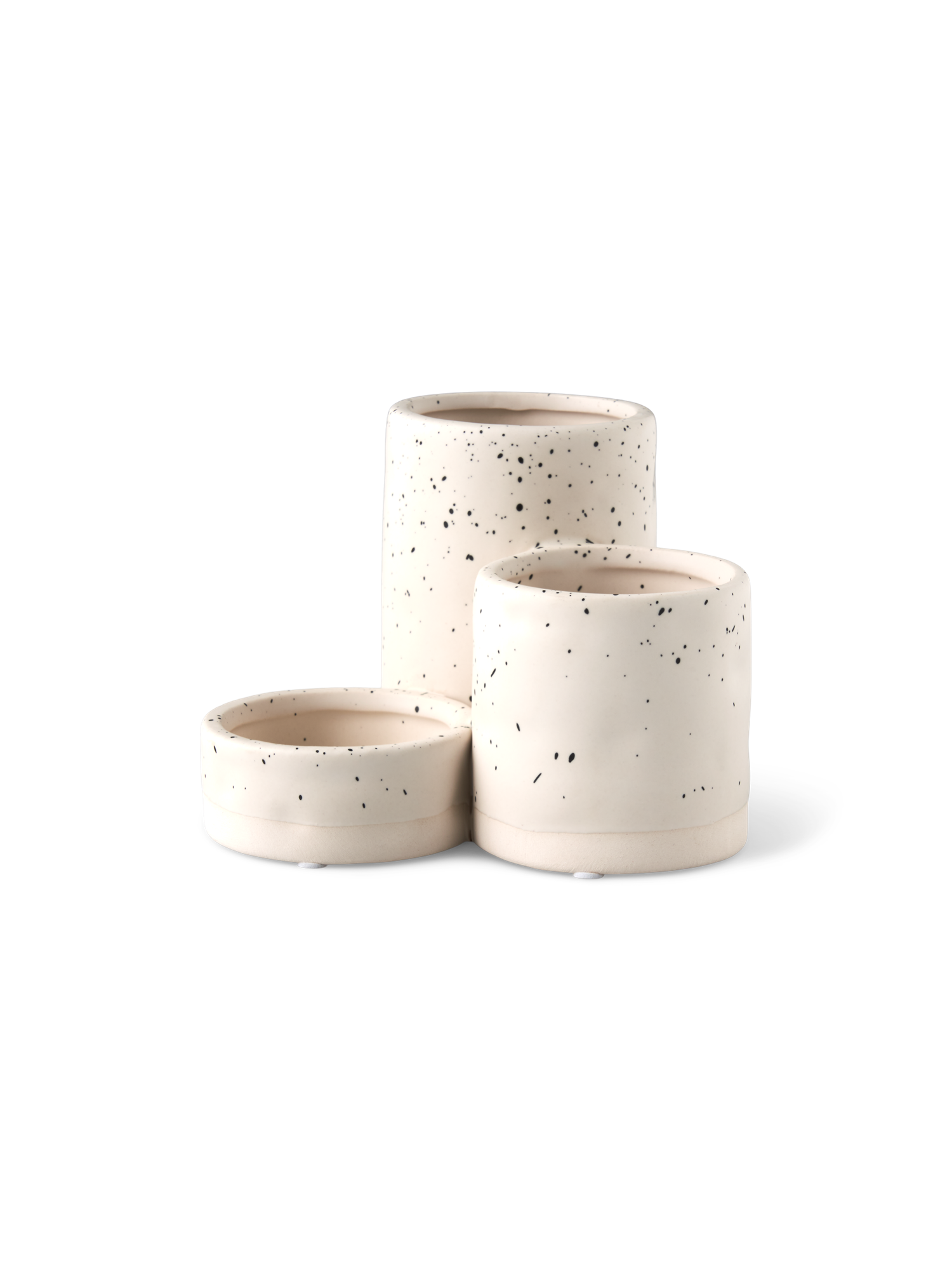 Penneholder | Stentøj. 11 cm. | Off White