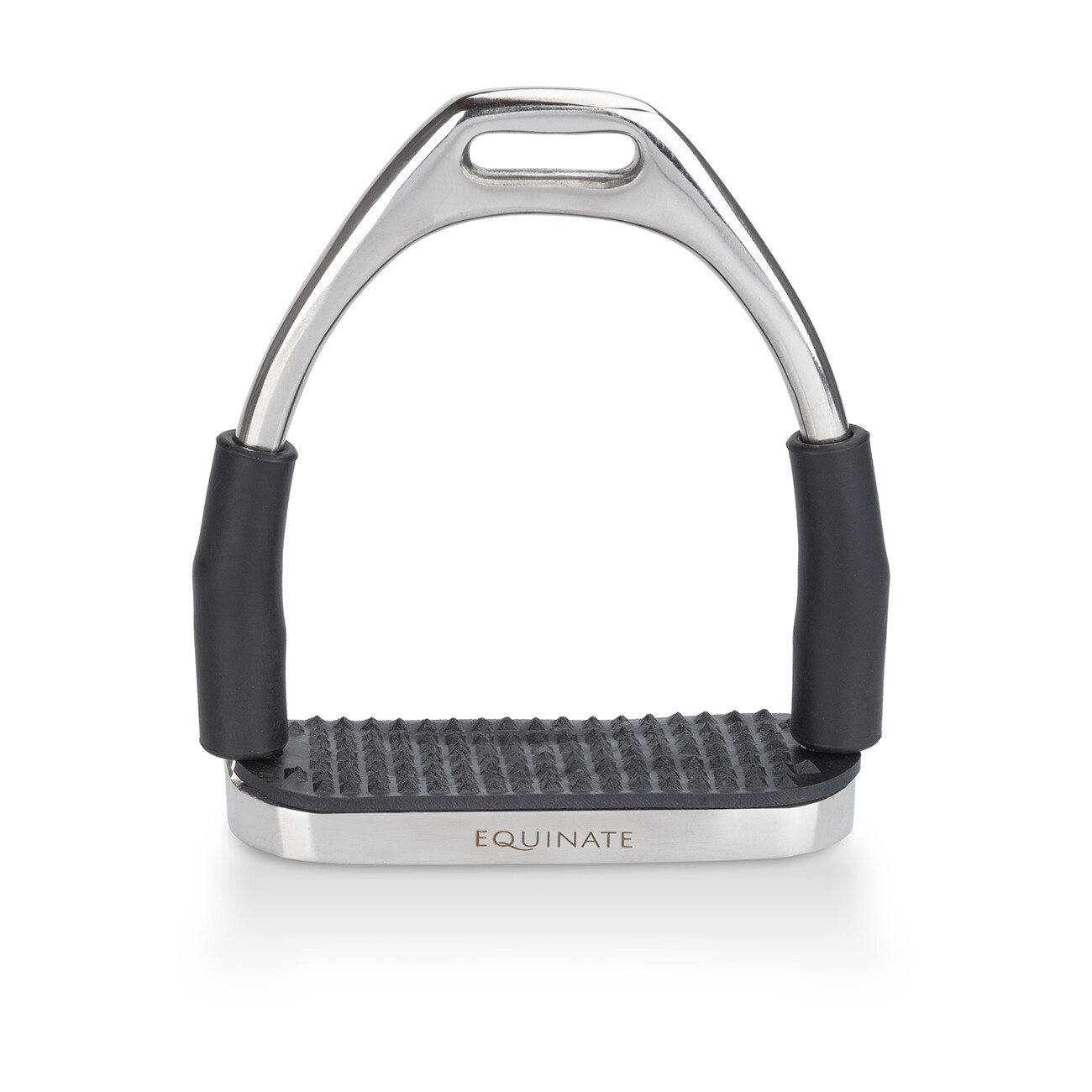 Equinate Sicherheitssteigbügel Fremont silber 12 cm