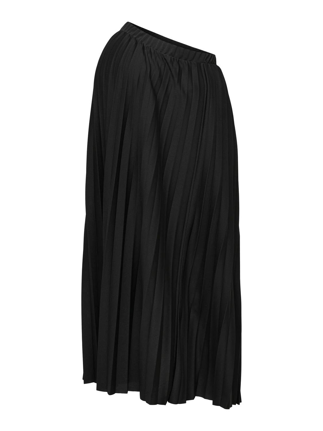 OLMNEWMELISA Plissierter Rock Black