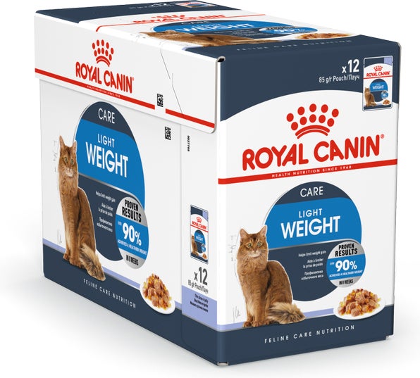 Royal Canin kattenvoer in gelei Light Weight adult 85 g 12 stuks