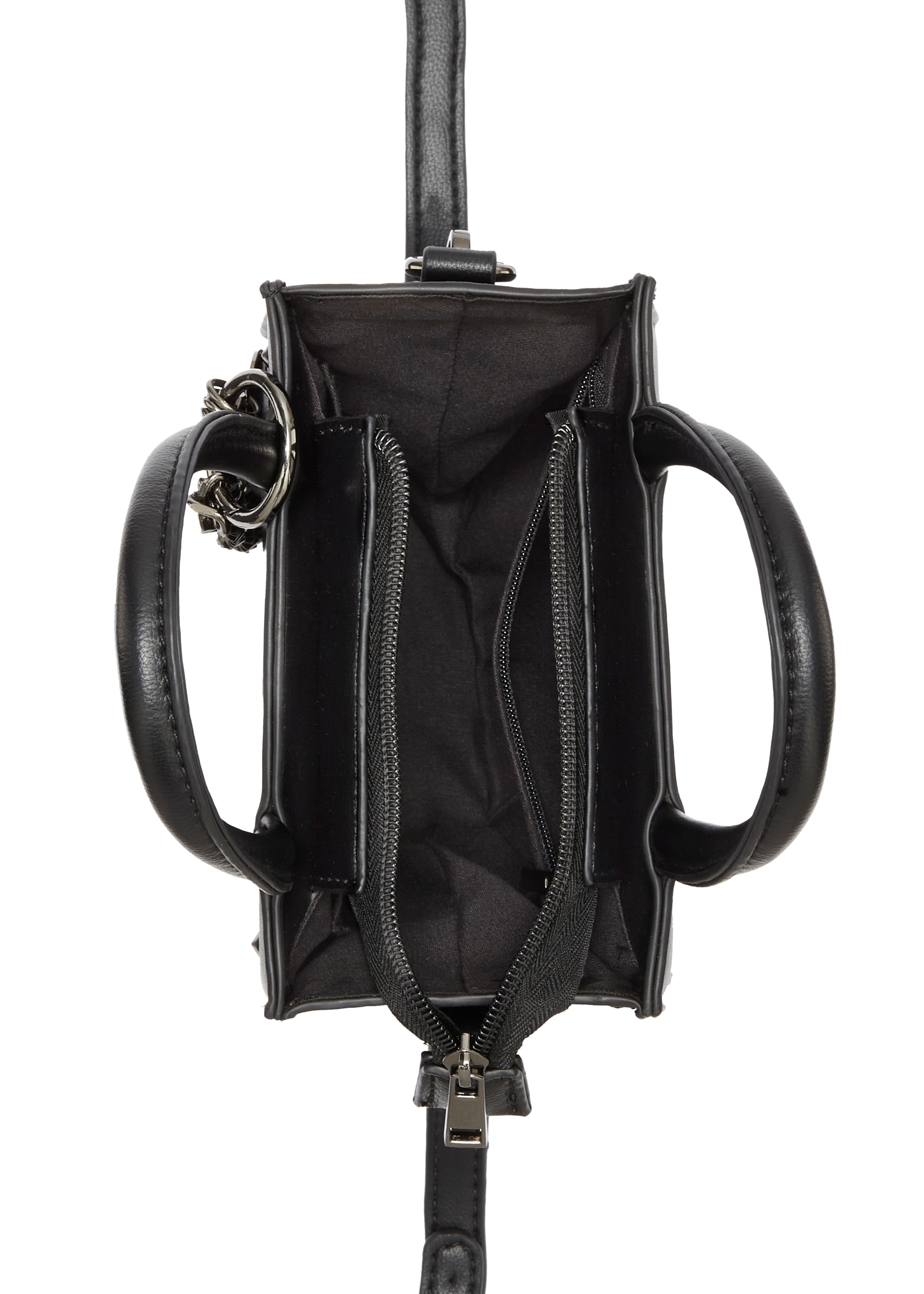 Vivance Handtasche »Minibag« mit Nietendetails, Schultertasche, Henkeltasche, Crossbody Bag VEGAN