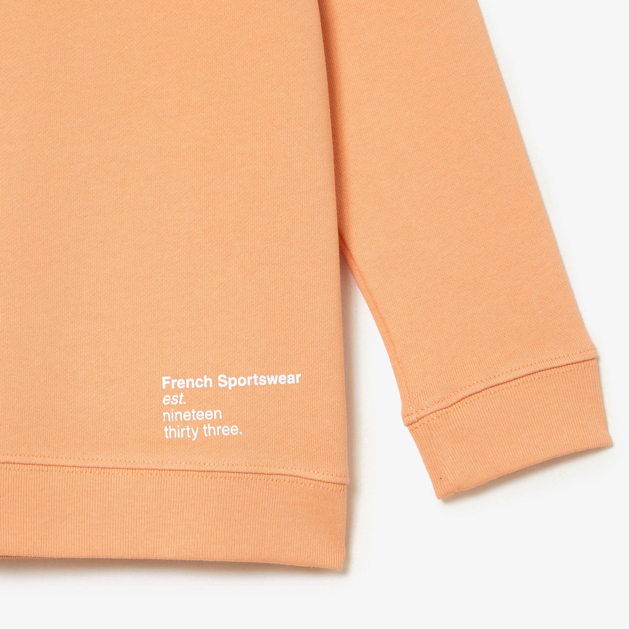 Jungen LACOSTE Sweatshirt mit geripptem Kragen Pullover & Sweatshirts - Orange - Lacoste - Jungen