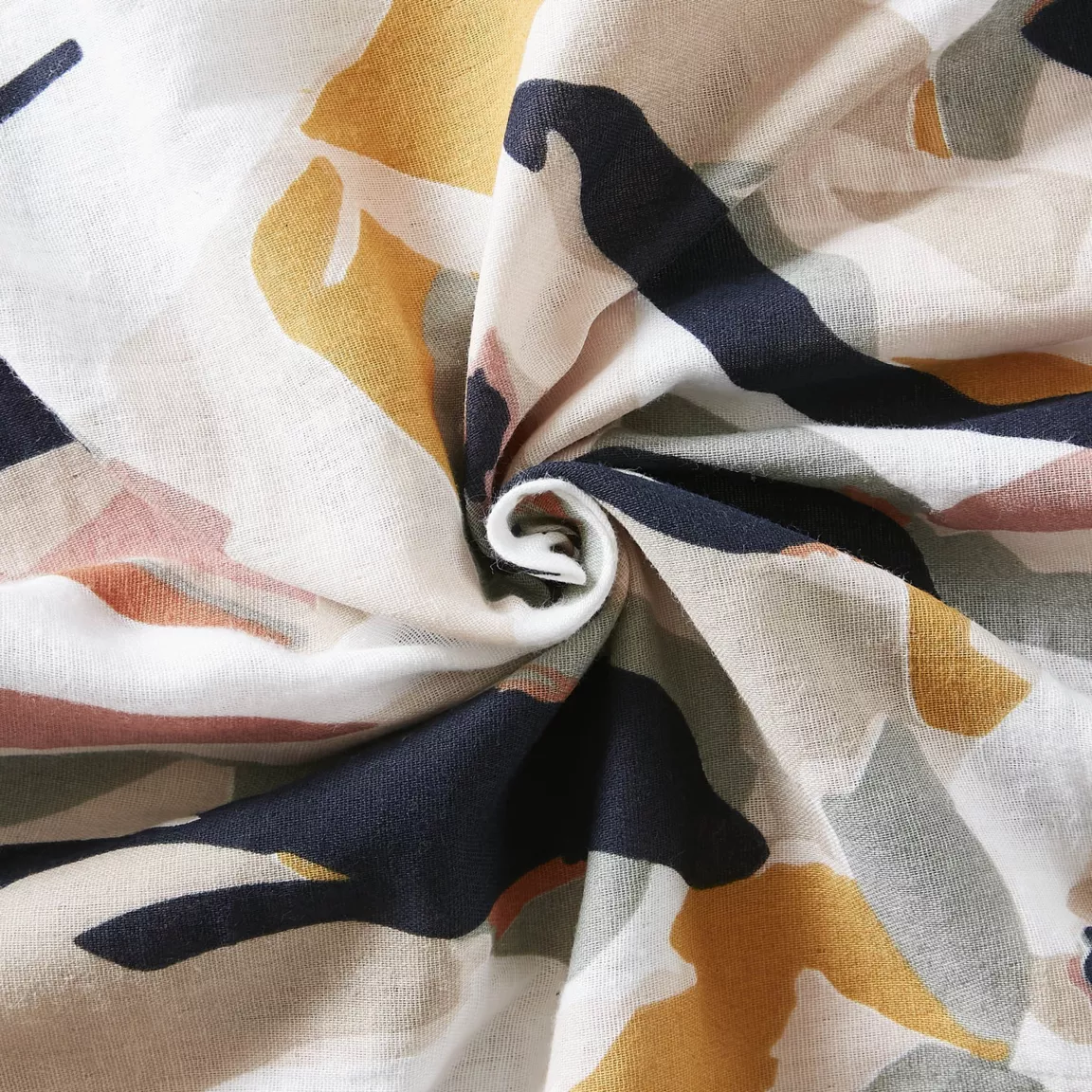 Housse de couette gaze de coton (200 x 200 cm) Mathilda Multicolore