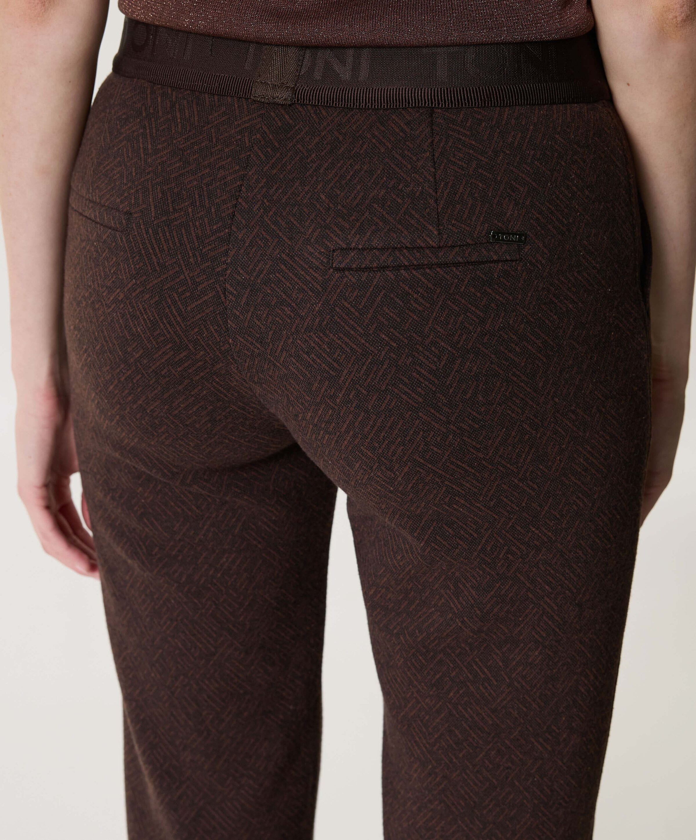 Toni Jenny Wide Leg dames broek bruin