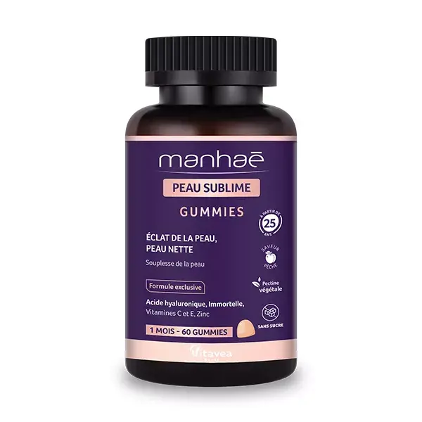 Manhaé Sublime Skin Gummies - Pele Radiante e Clara - 60 gomas