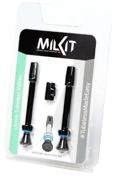 Milkit Tubeless Ventiler Sæt af 2 stk. 55mm