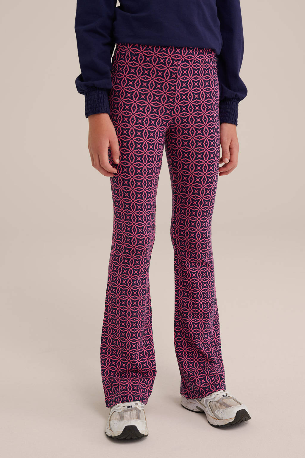 WE Fashion broek met all over print