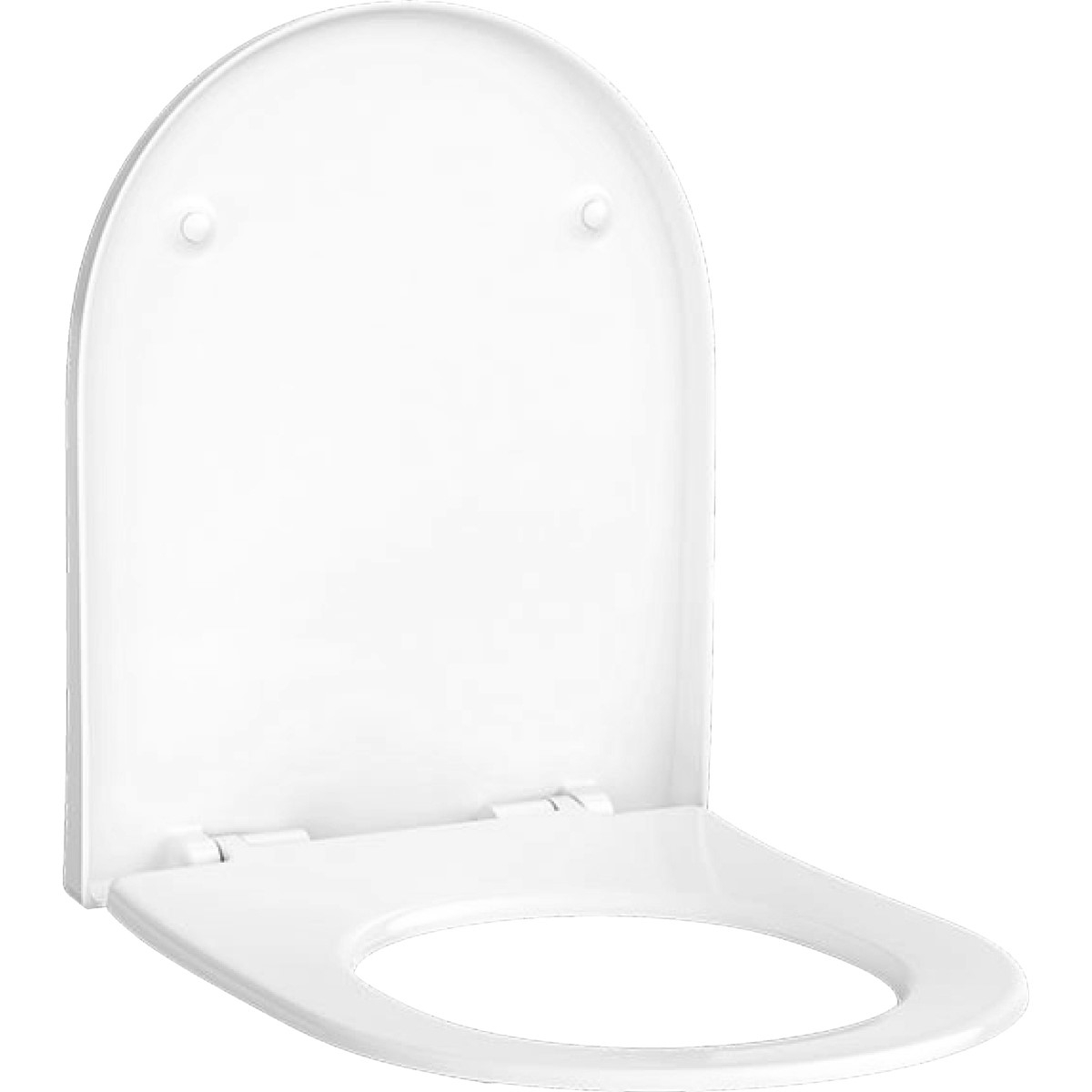 Geberit Acanto Slim Seat Topfix wc bril met deksel wit