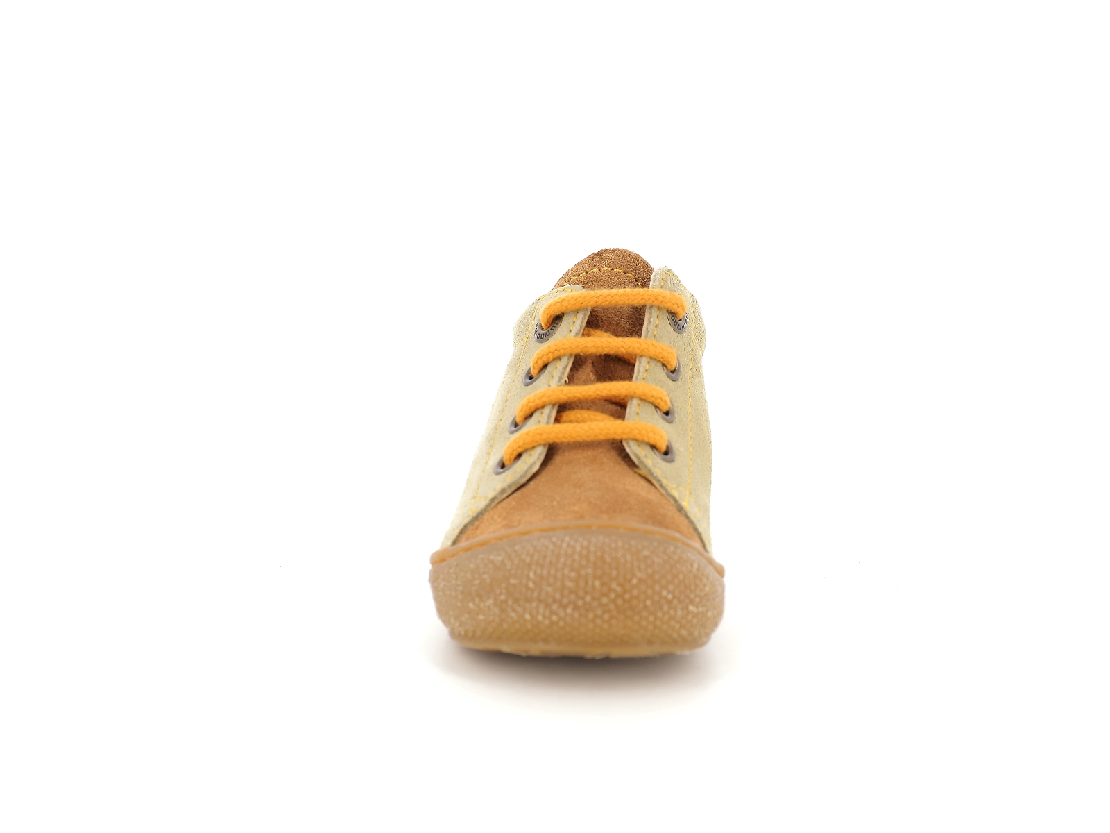 Naturino-COCOON SUEDE Nubuck Marron-Vert