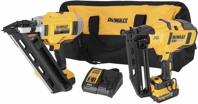 DeWALT DCK2046P2 18V Constructietacker DCN692   Afwerktacker DCN660 (2x5Ah) in tas