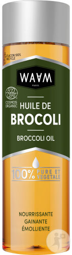 Waam Huile De Brocoli Nourrissante Gainante Émolliente Cosmos Organic Ecocert Flacon 75ml