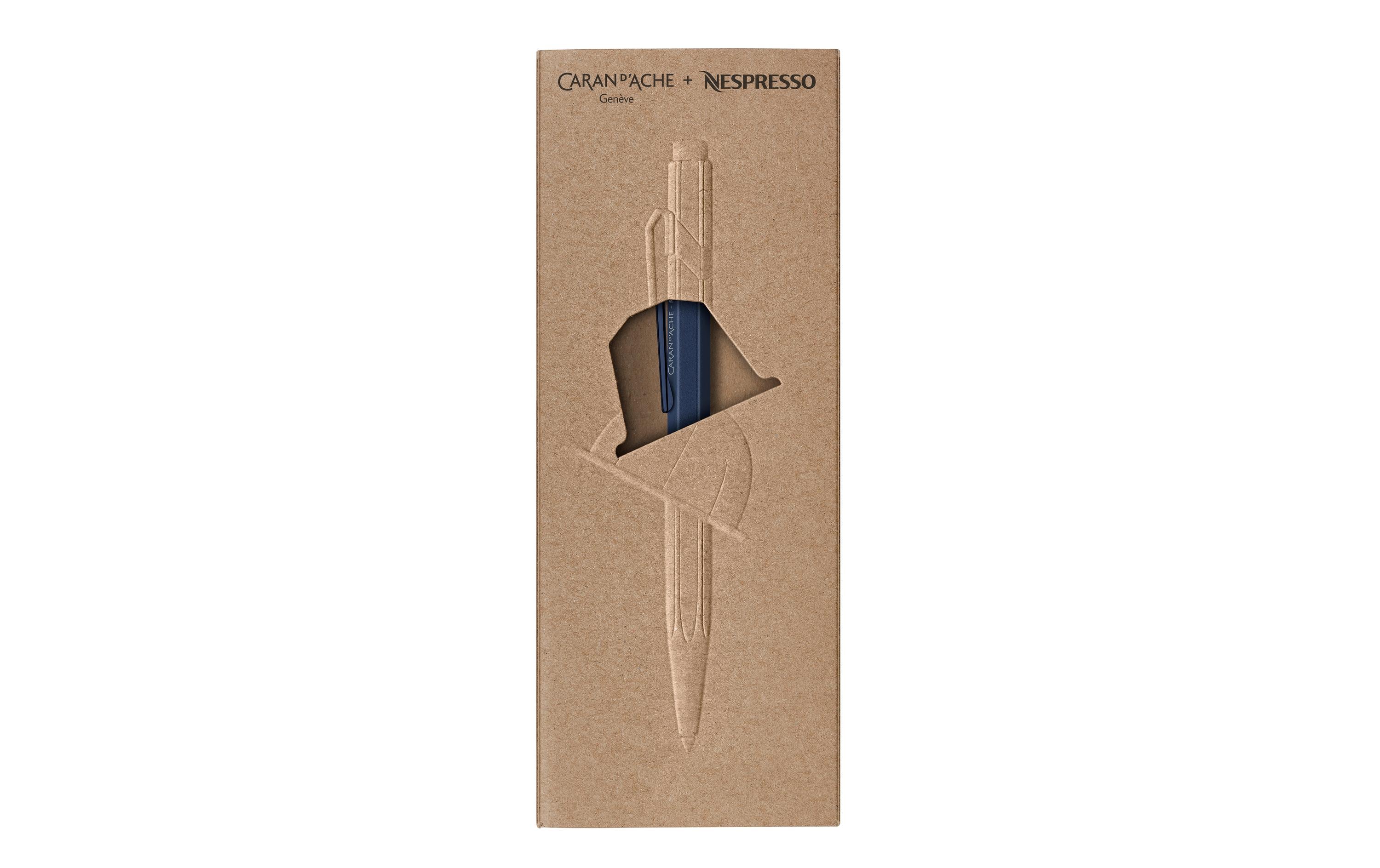 Kugelschreiber Nespresso Edition 6 Medium (M), DunkelblauStilvoller und langlebiger Kugelschreiber aus recycelten Nespresso-Kapseln