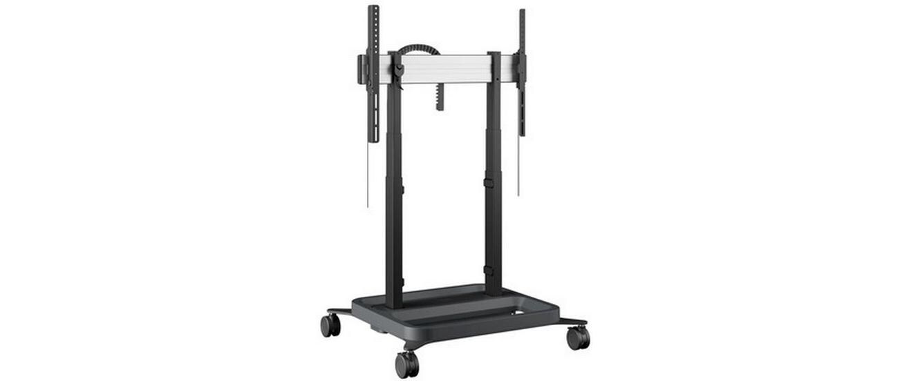 Wandhalterung Trolley PRO RISE5305B Schwarz<br>Trolley mit elektrischem Display Lift
