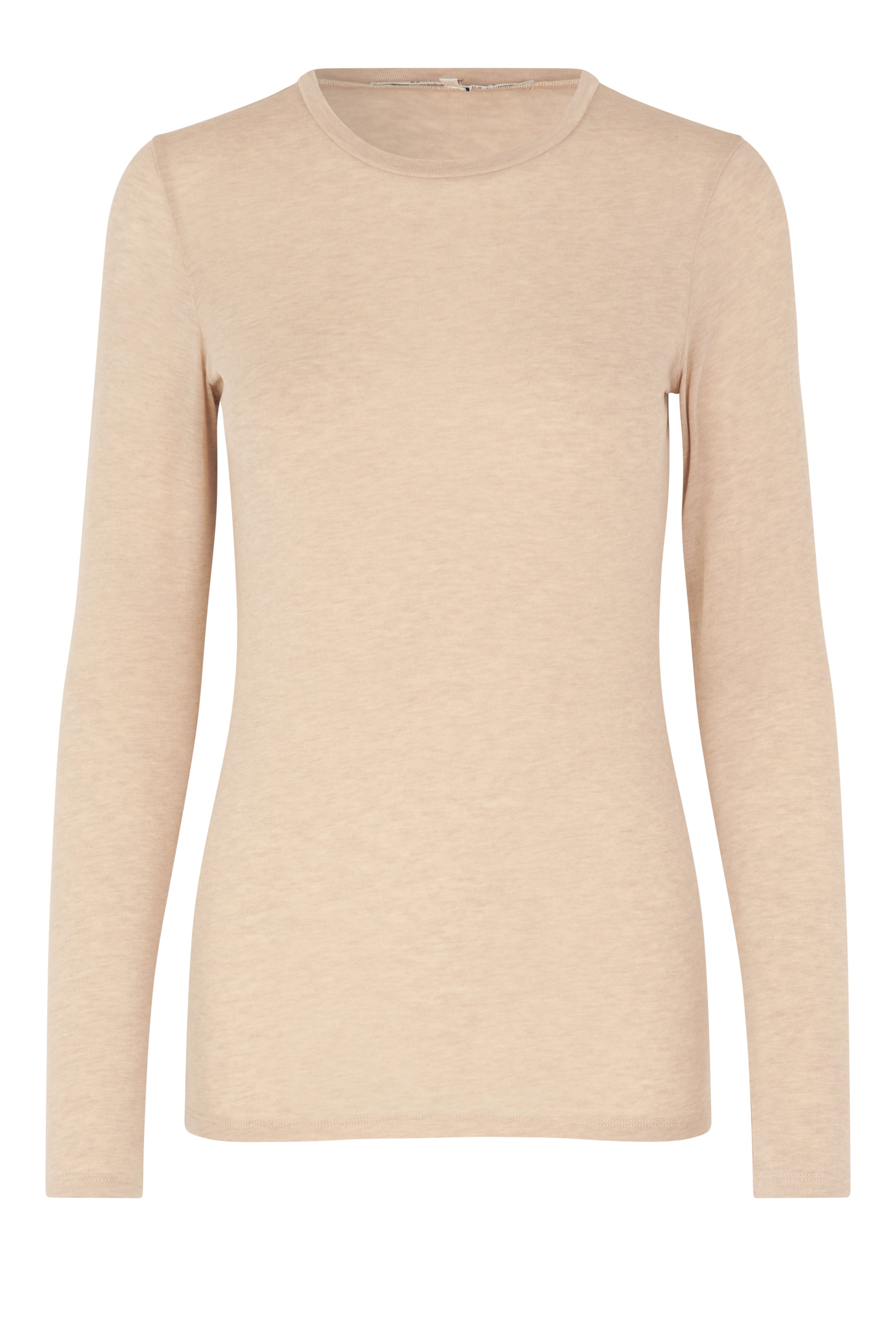 Second Female  Matima O-Neck langærmet t-shirt - Oxford Tan