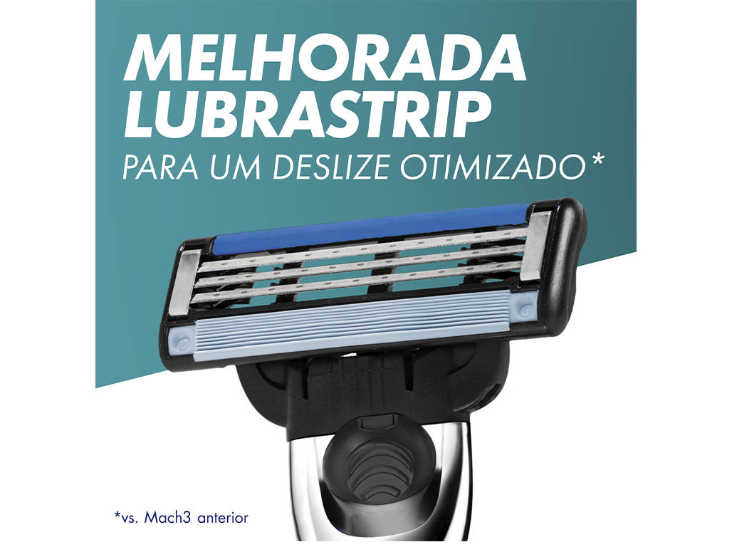 RECARGA DE LÂMINAS MACH3 TURBO GILLETTE 8 UN