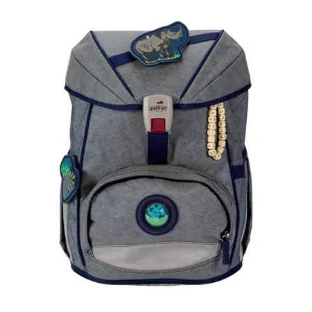 DerDieDas Schulrucksack-Set ErgoFlex Exklusiv ECO Blue Planet, 5-teiig