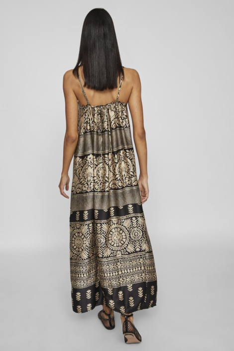 Vila beige dames jurk