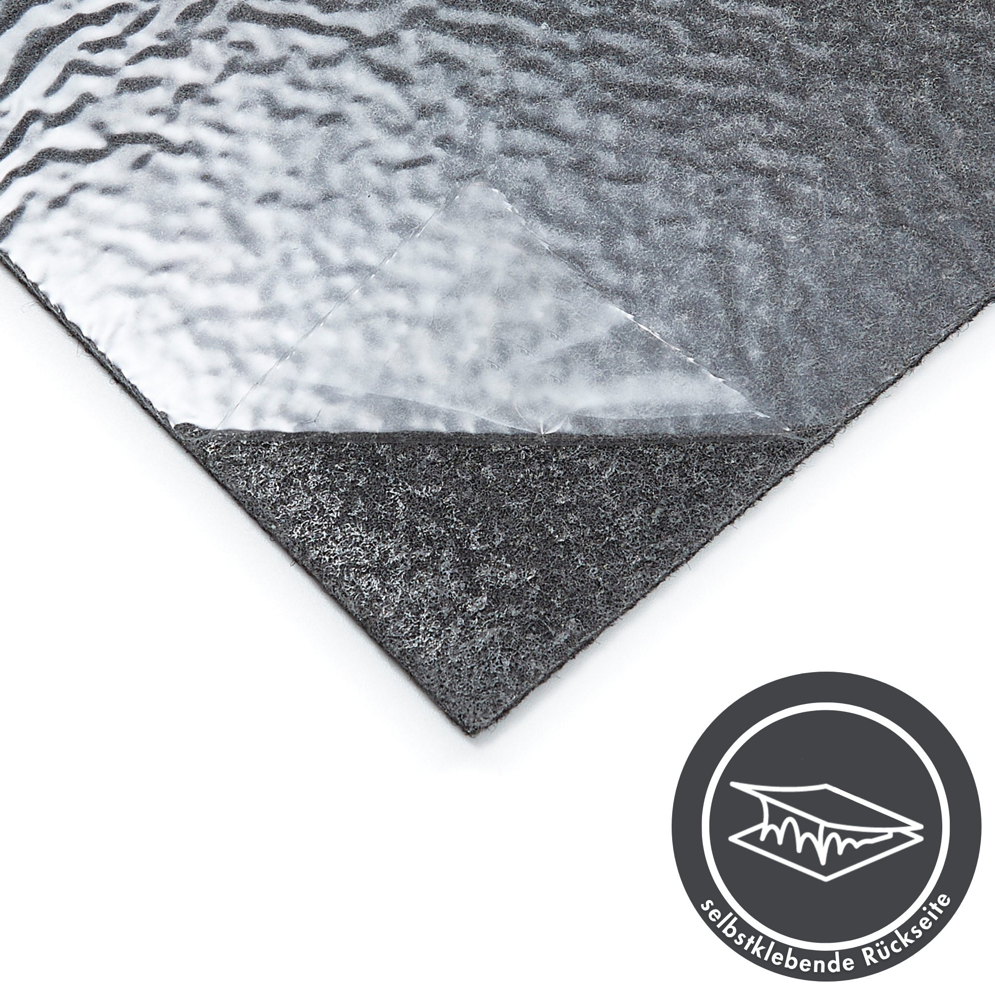 Andiamo Teppichfliese »Skandi, selbstklebend« rechteckig 4 mm Höhe 40x40 cm, 25 Stück (4 qm), 50 Stück (8 qm) oder 100 Stück (16 qm)