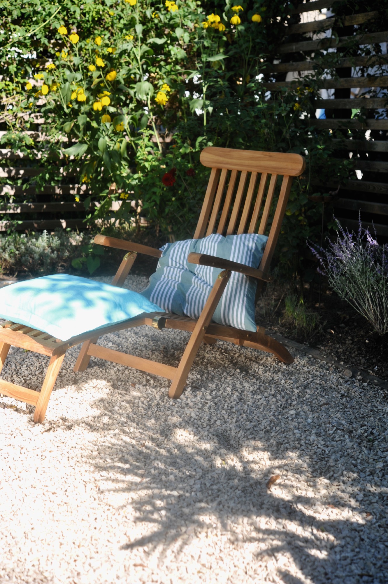 Deckchair aus Teak, natur, L 155 cm, B 66 cm, H 100 cm günstig bestellen