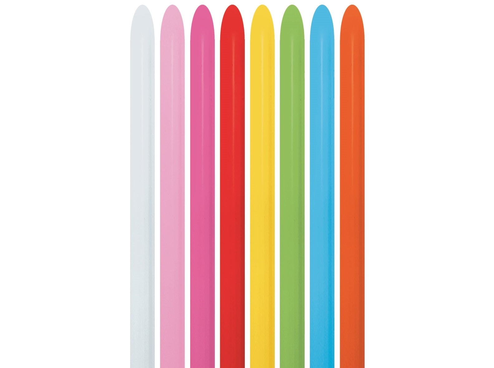Modelleerballonnen Fashion Mix 2,5cm 152cm 50st