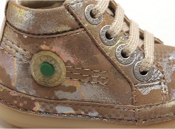 Kickers boots bottine bebe sonistreet fille or