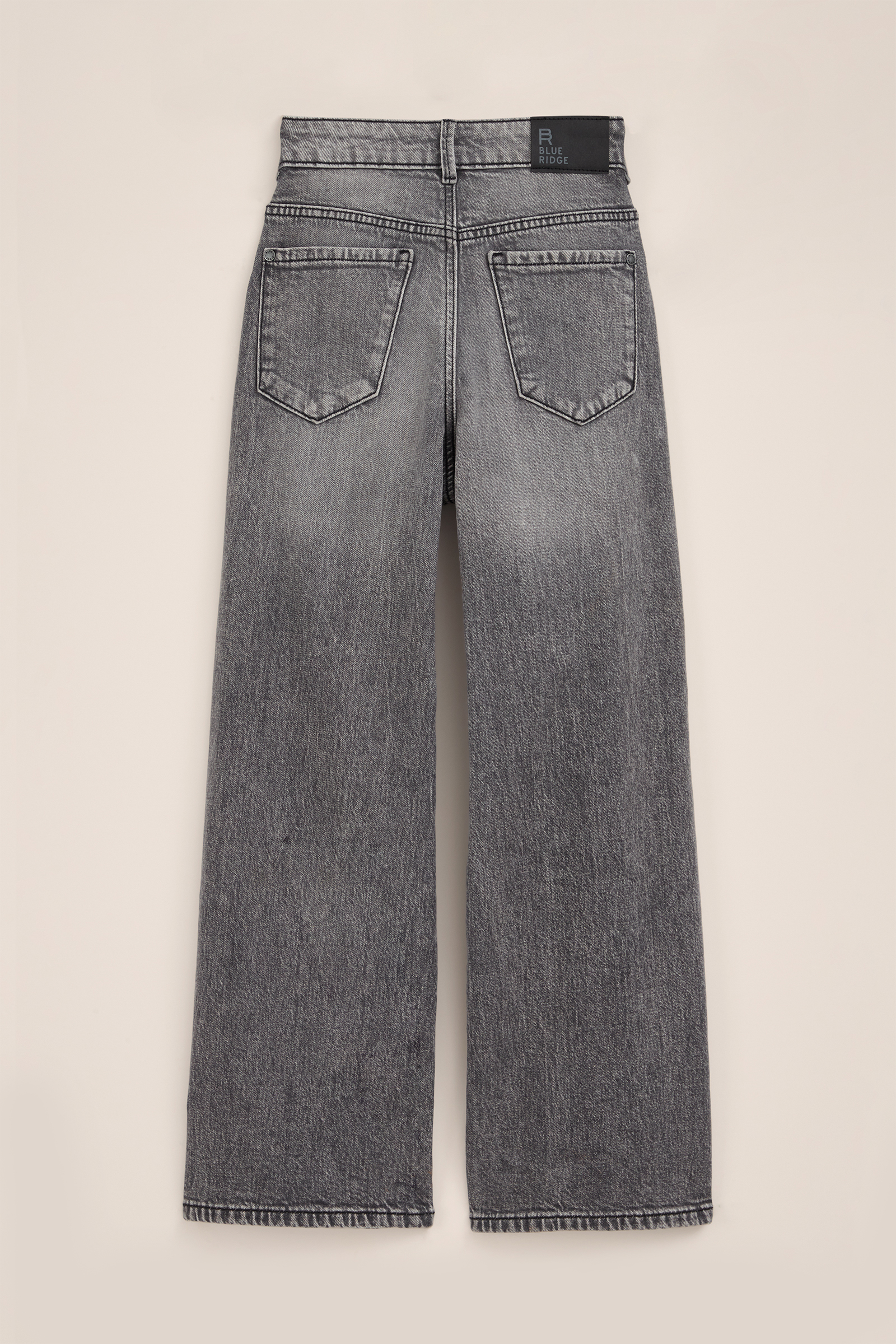 Meisjes wide leg jeans met stretch Blue Ridge Grijs
