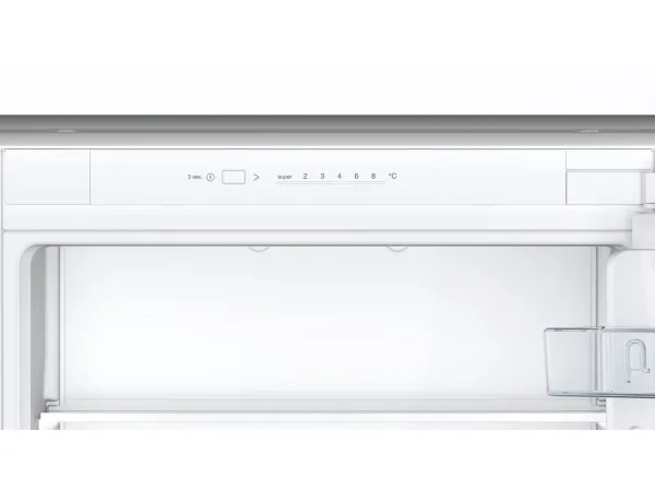 Bosch Serie | 2 KIV87NSE0 - Køleskab/fryser - bund-fryser - til indbygning - niche - bredde: 56 cm - dybde: 55 cm - højde: 177.5 cm - 270 liter - Klasse E