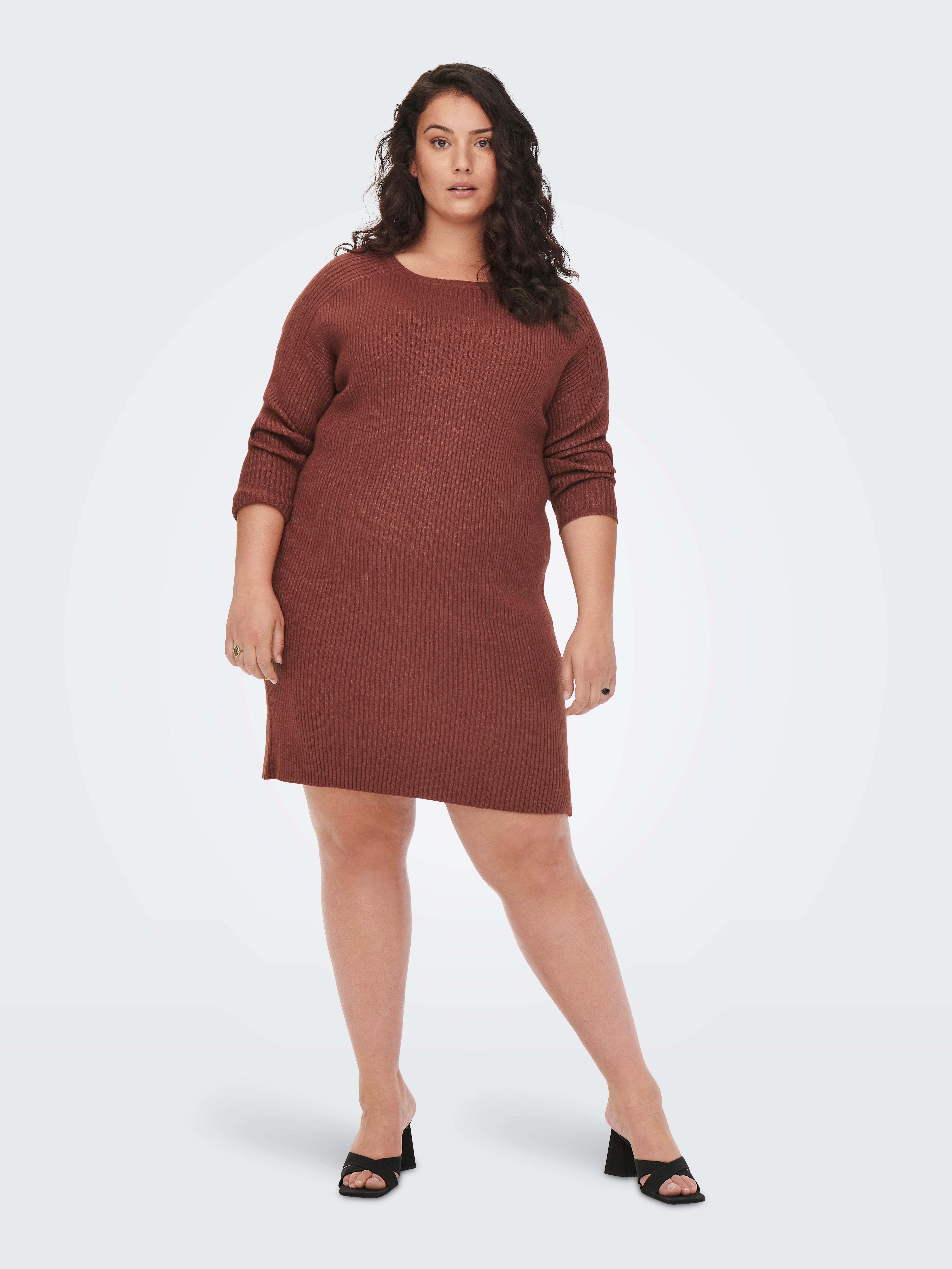 CARFIA Langes Kleid Spiced Apple