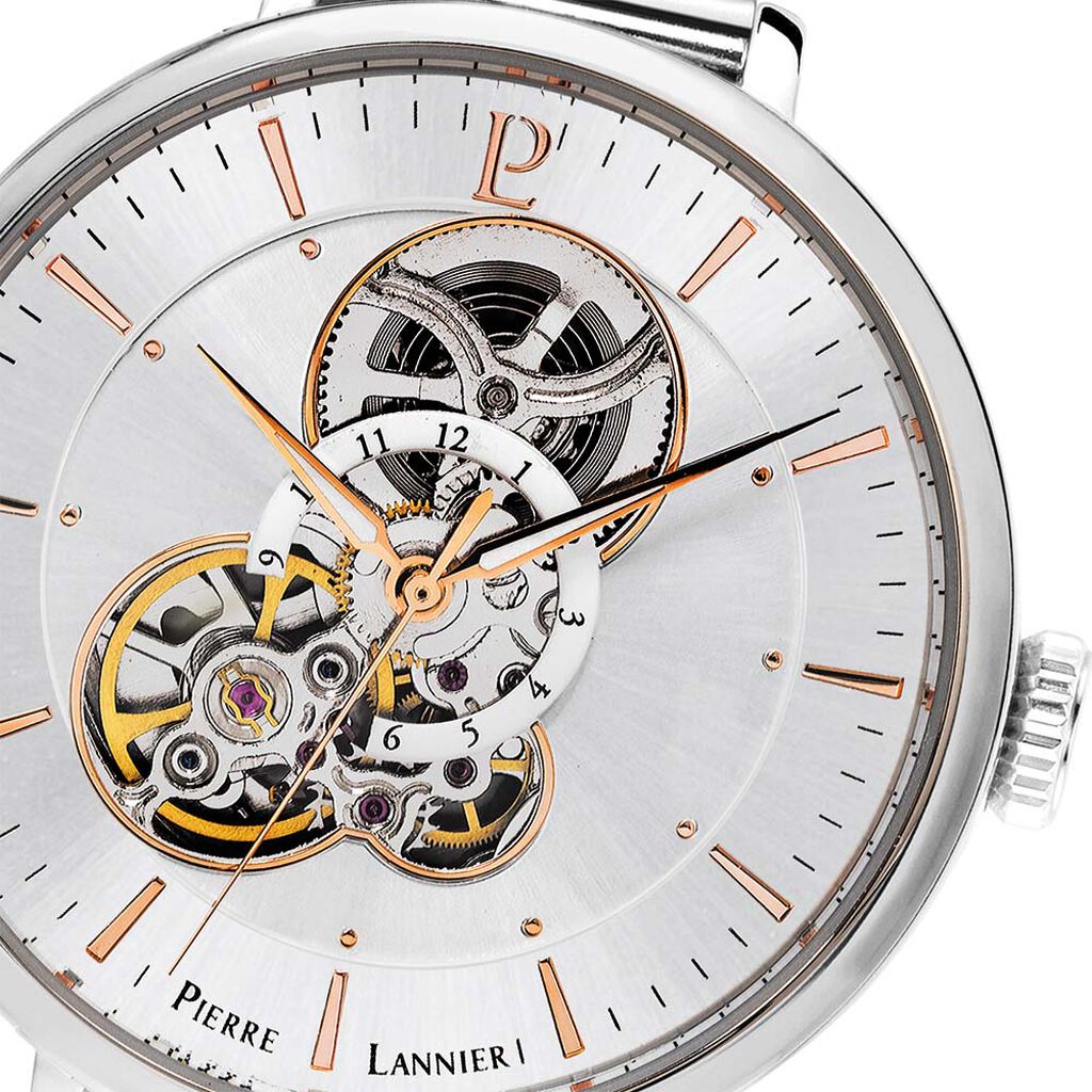 Montre Pierre Lannier Melodie Argenté