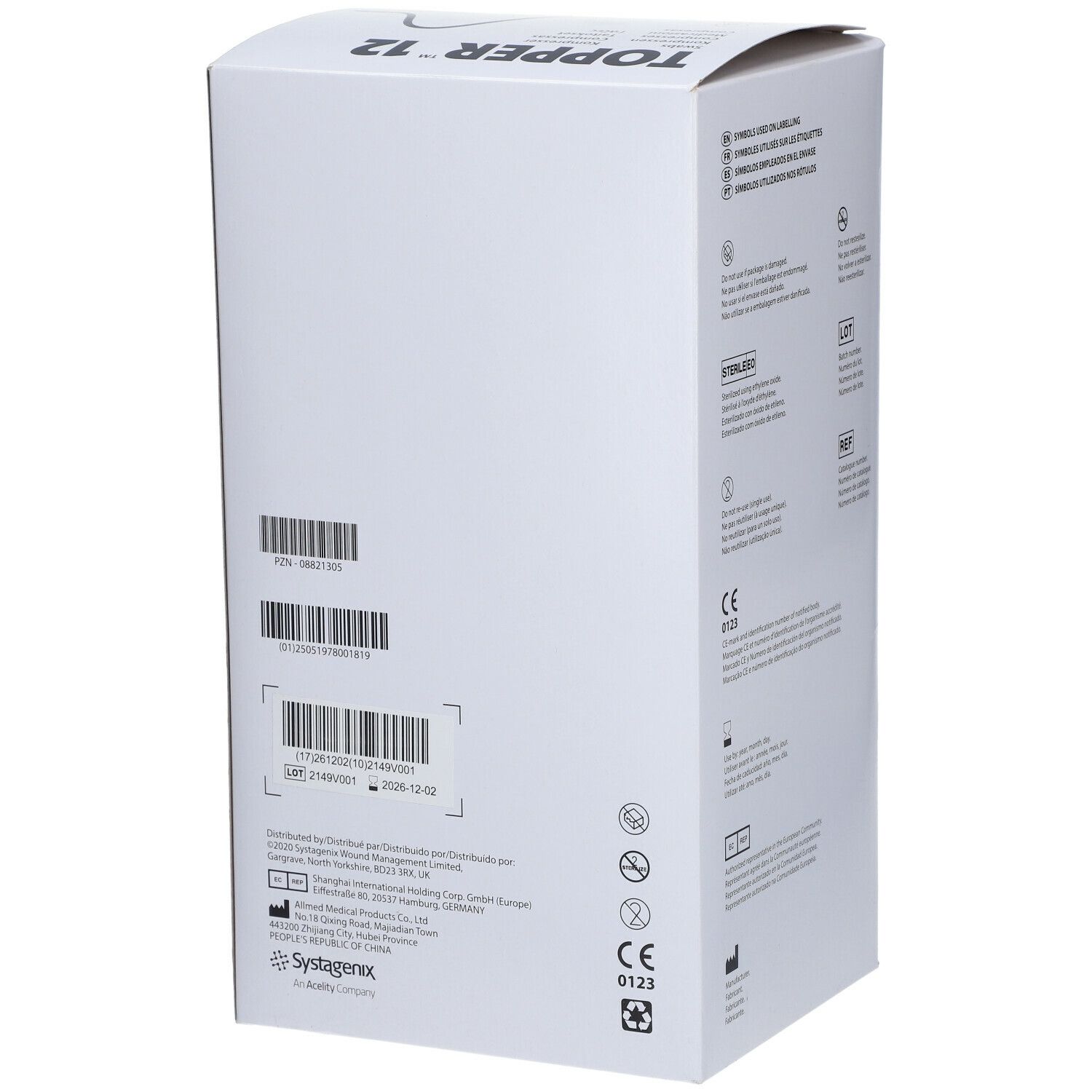 TOPPER® 12 Kompressen steril 10 x 10 cm