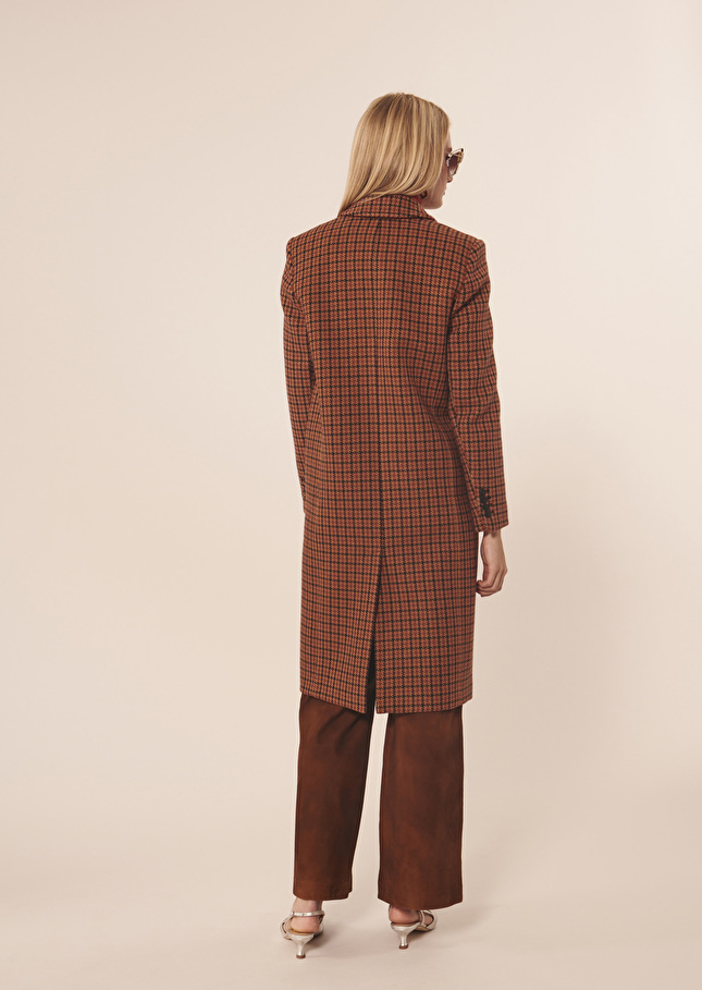 Manteau Marcusmarron imprimé pied de poule