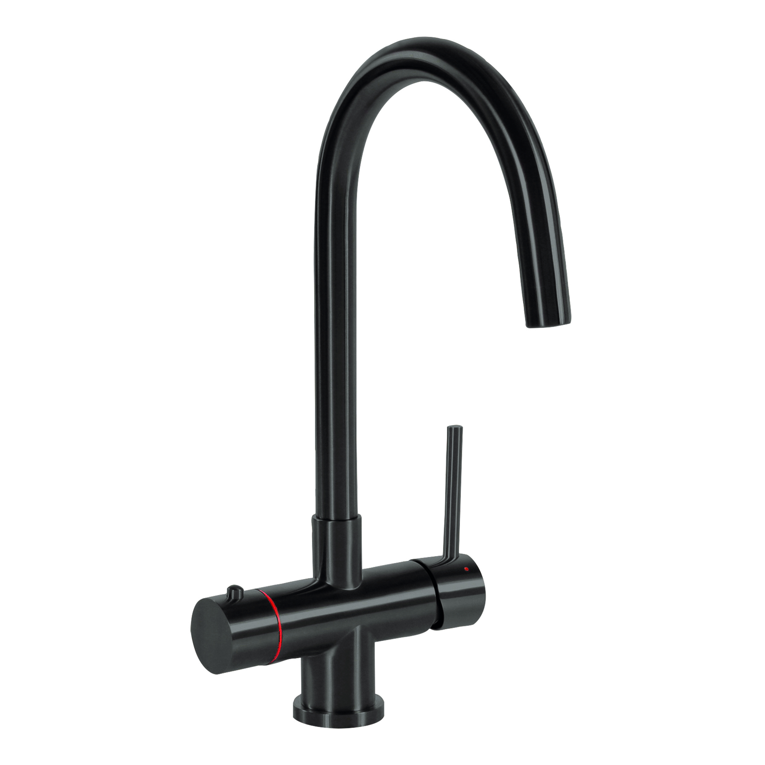 Selsiuz Inox kokend water kraan met single boiler en C-uitloopkraan gunmetal