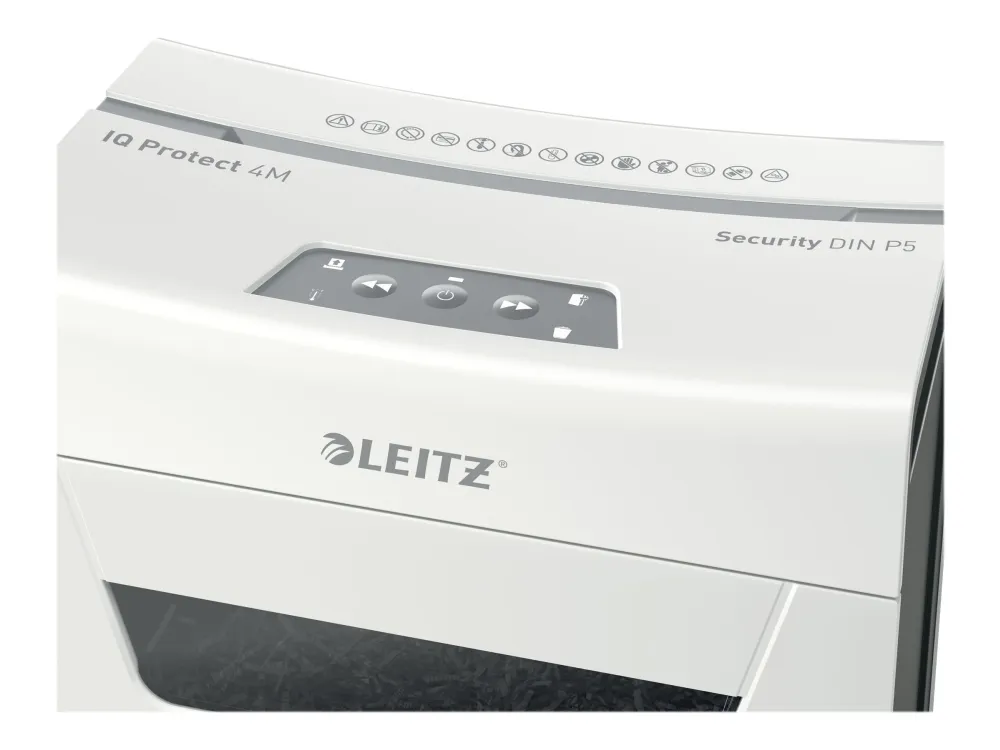 Makulator Leitz IQ Protect Premium 4M mikromakulering (P-5)
