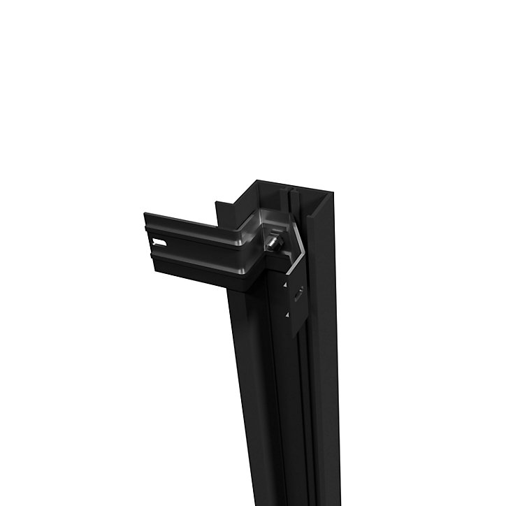 Tapée d'isolation pour porte d'entrée aluminium gris G65+ 100mm