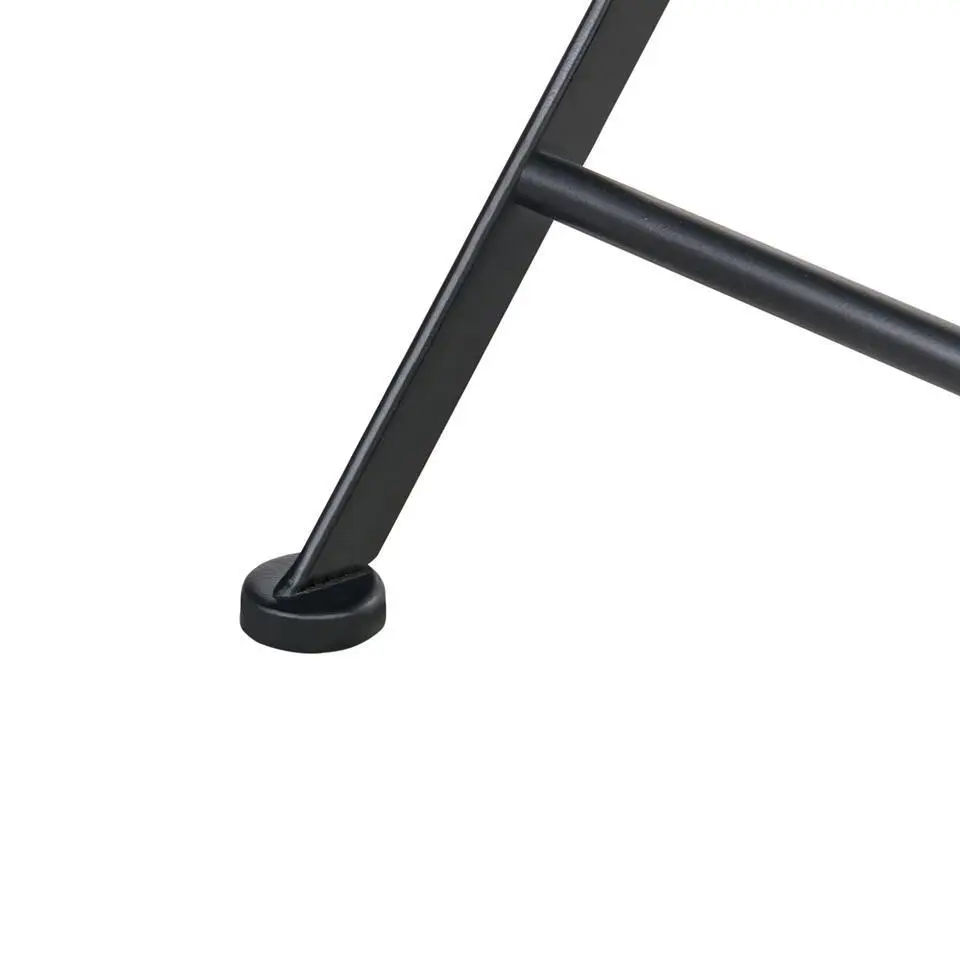 ARTENA - Set van 2 tuinstoelen - Zwart - IJzer