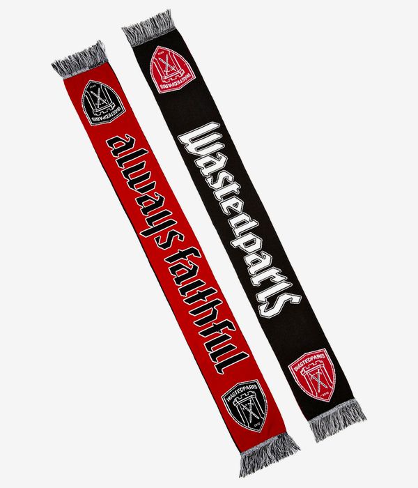 Wasted Paris Rain Football Schal (red black)