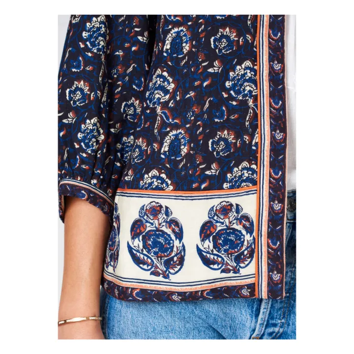 M.A.B.E. Veste Imprimée Seren | Bleu foncé