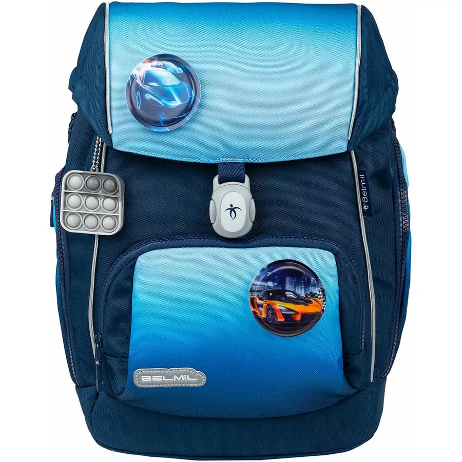 Belmil Schulranzen Premium Comfy Plus Set 5-teilig Blue Navy