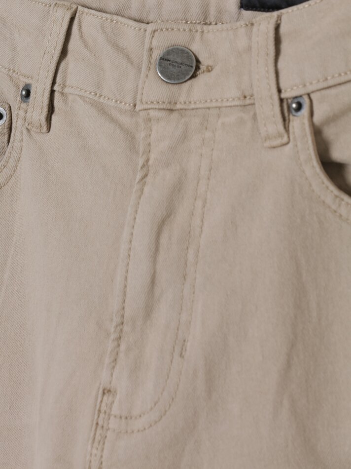 Calça jeans skinny - vison escuro