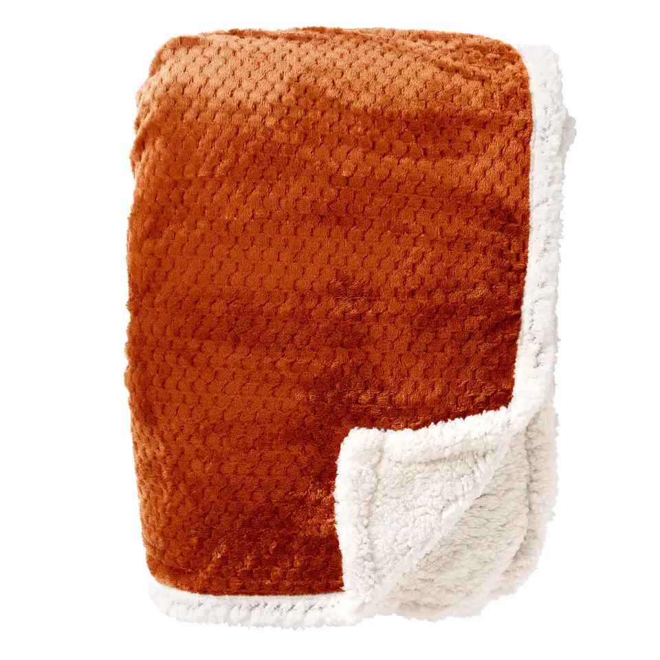 Plaid Cody - Potters Clay - 150x200 cm