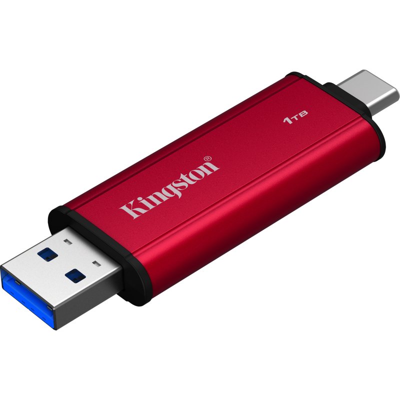 Kingston Technology 1TB Dual USB-A/C Portable SSD, Up to 1050MB/s USB 3.2 Gen 2
