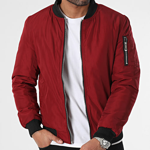 Veste Bomber Bordeaux