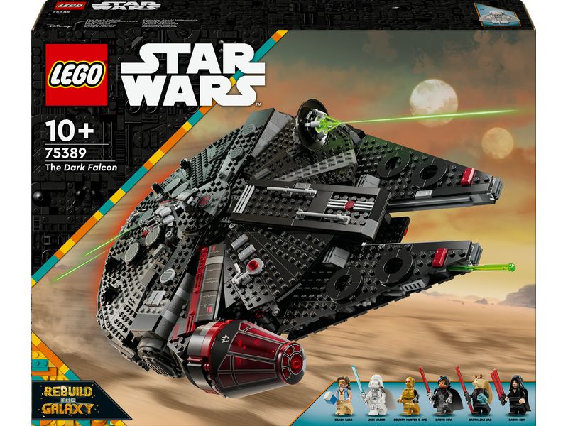 LEGO® Star Wars Dunkler Millennium Falke 75389 LEGO Star Wars Sternenschiff Bauset
