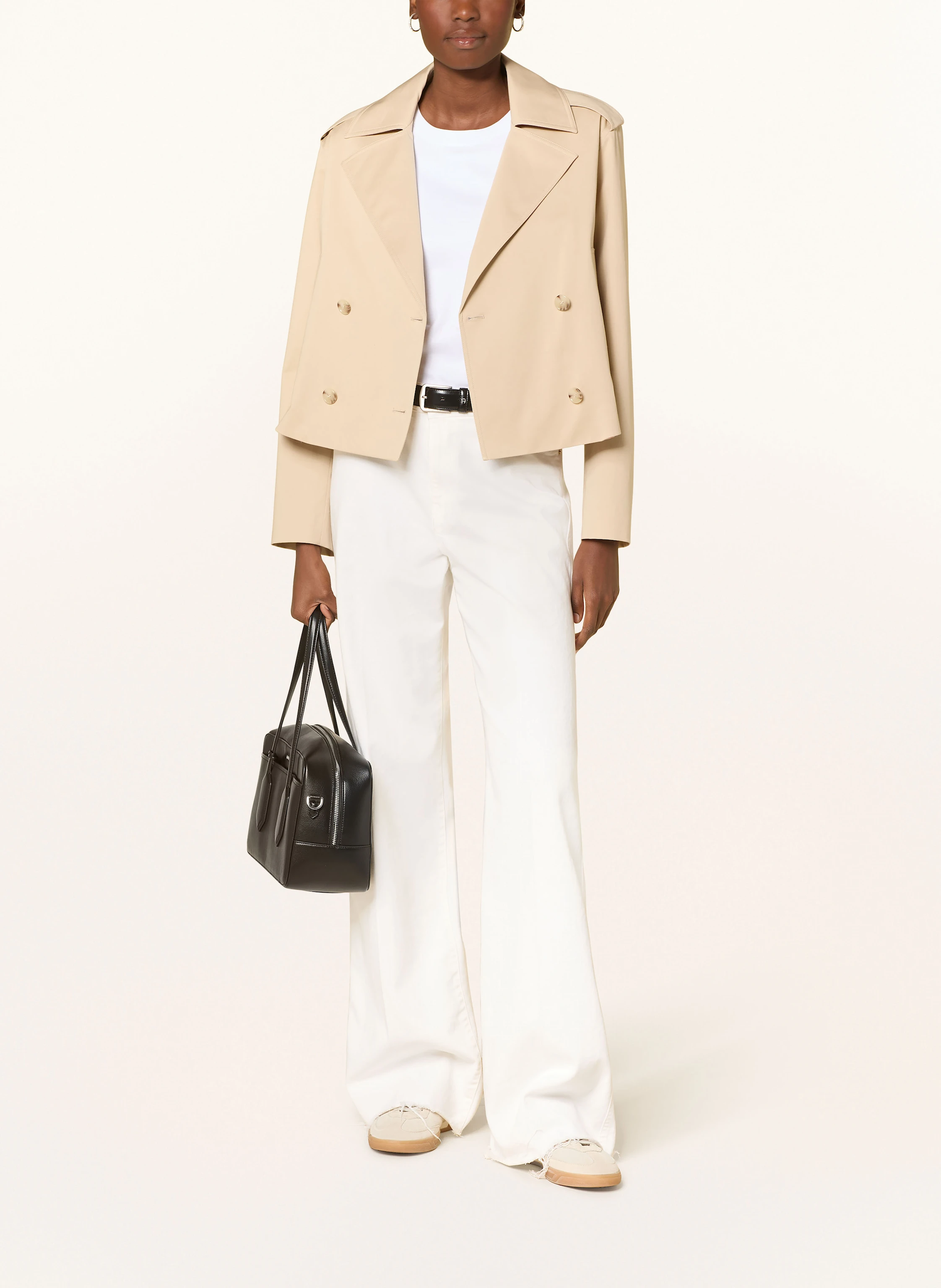 BOSS Cropped-Trenchcoat CROPTRENCH