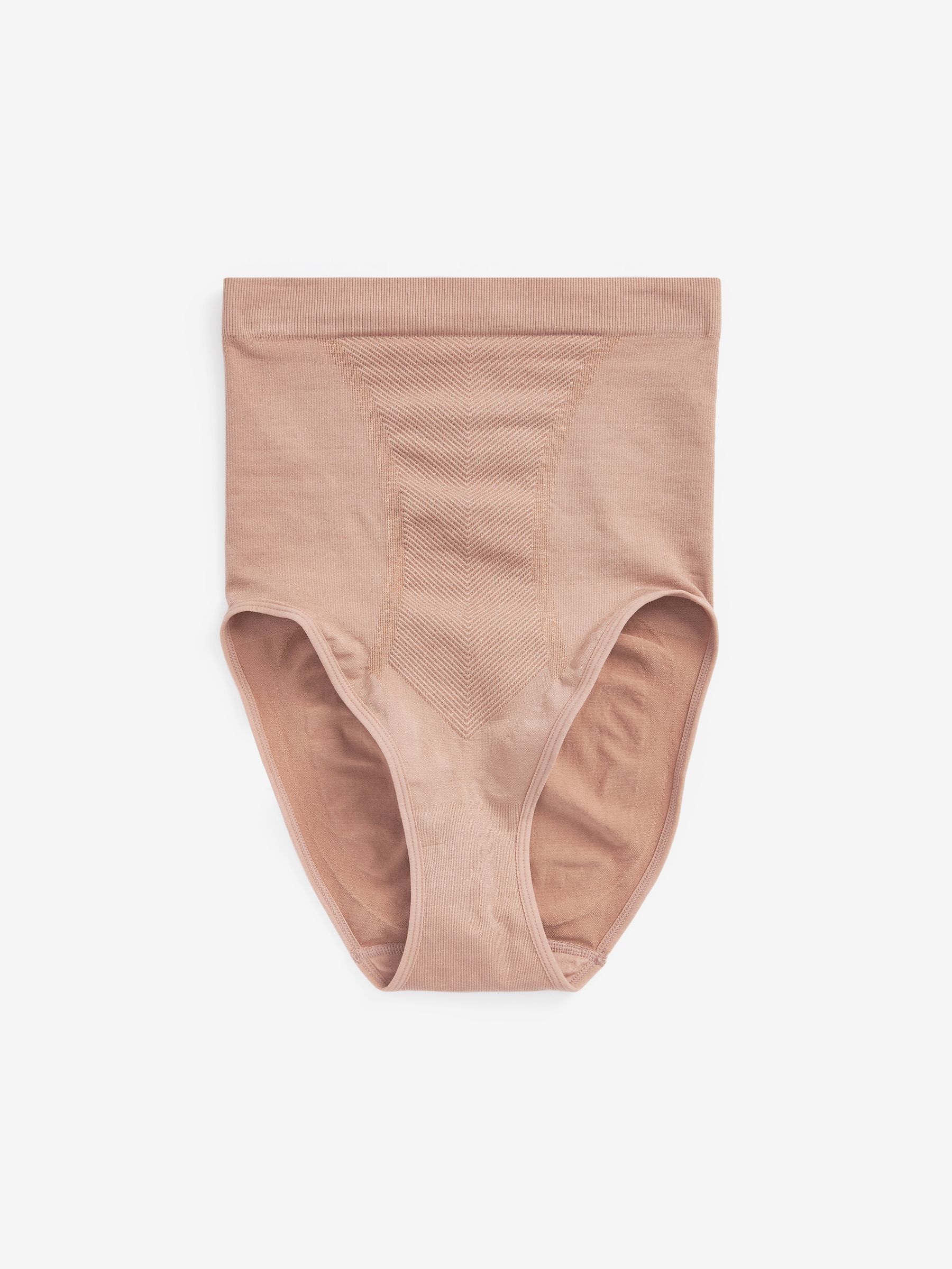 Praline nude - Vormgevende naadloze slip voor gladdere dijen met stevige buikcorrectie